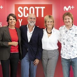 María Ruiz, Fernando Jerez, Mercedes Milá y David Moncasi presentan 'Scott y Milá 2'
