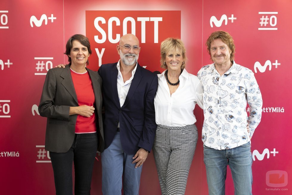 María Ruiz, Fernando Jerez, Mercedes Milá y David Moncasi presentan 'Scott y Milá 2'