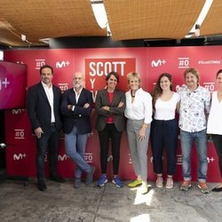 Mercedes Milá, el equipo de Movistar+ y el de Zanskar presentan 'Scott y Milá 2'
