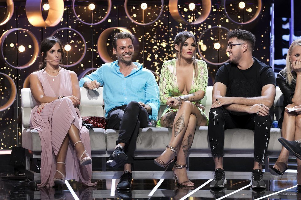 Anabel Pantoja, Hugo Castejón, Nuria Martínez y Moha en la Gala 5 de 'GH VIP 7'
