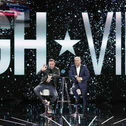 Dinio y Jorge Javier Vázquez, juntos en el plató de la Gala 5 de 'GH VIP 7'