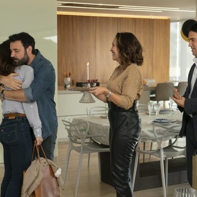 Las dos parejas protagonistas de 'El nudo', de Atresplayer Premium