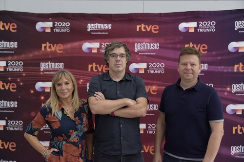 Toñi Prieto, Tinet Rubira y Nacho Gómez en el casting de Barcelona 'OT 2020'