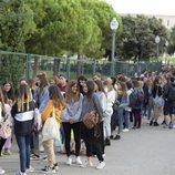 Aspirantes del primer casting de 'OT 2020' en Barcelona