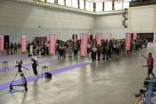 Aspirantes de 'OT 2020' en el primer casting en Barcelona