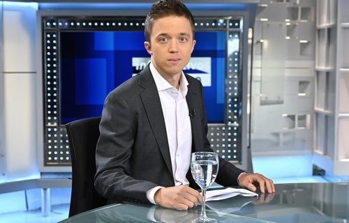 Íñigo Errejón, en 'Informativos Telecinco'