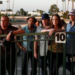 Dominic Purcell, Amaury Nolasco, Wade Williams, Sarah Wayne Callies y Wentworth Miller