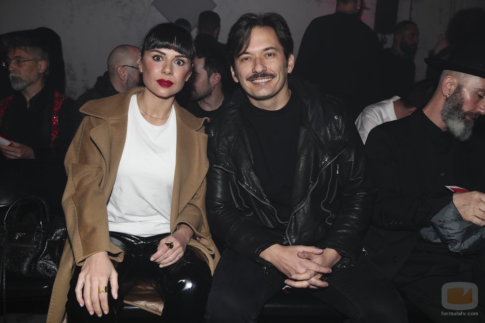 Miren Ibarguren y Alberto Caballero, en la Cibeles Fashion Week