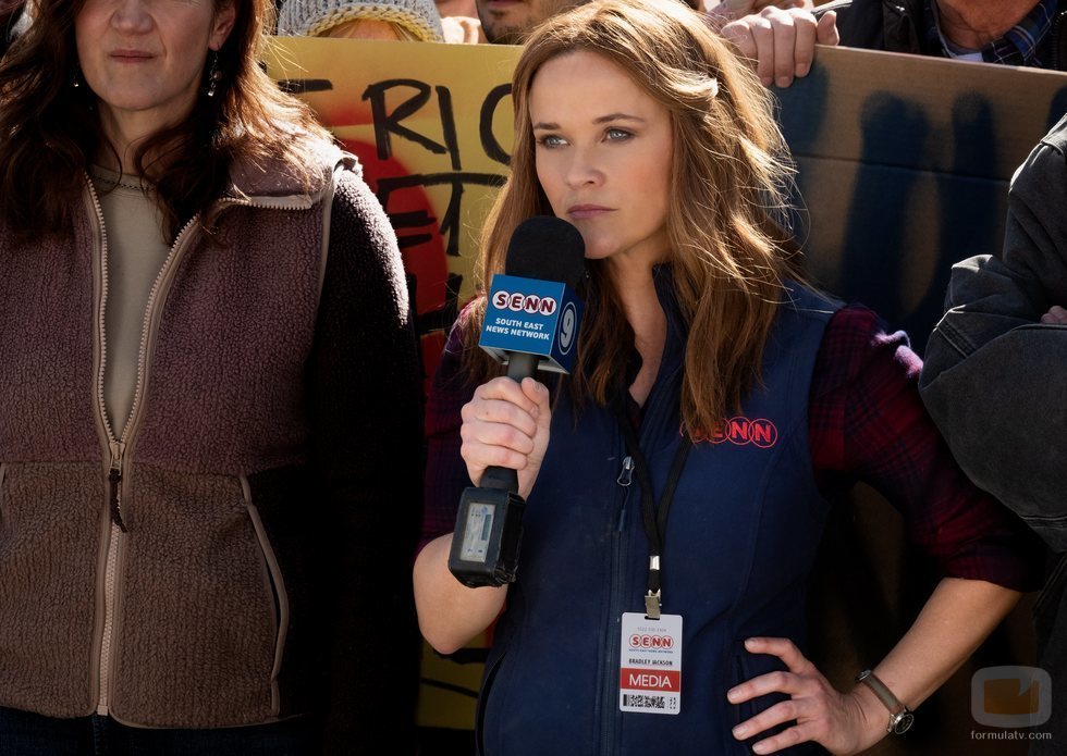 Bradley Jackson retransmite en medio de una manifestación en 'The Morning Show'