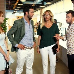 Salih Bademci, Sinem Ozturk, Elçin Sangu y Baris Arduç en 'Te alquilo mi amor'