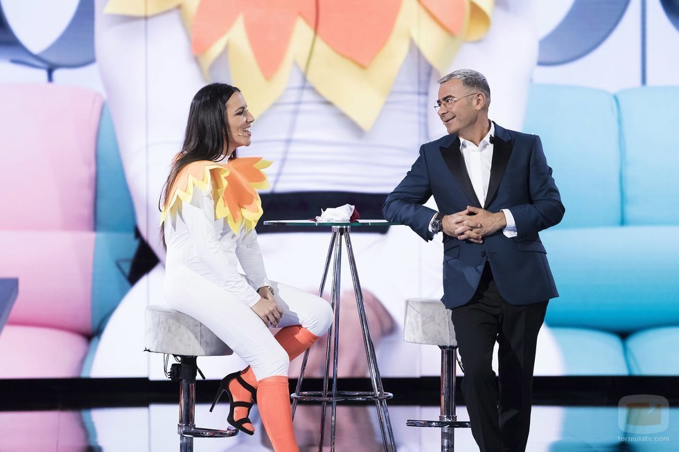Irene Junquera y Jorge Javier Vázquez, en la Gala 7 de 'GH VIP 7'