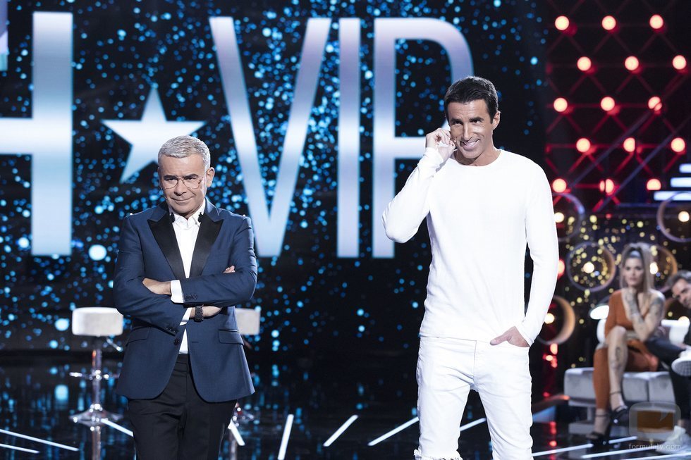 Jorge Javier Vázquez y Hugo Martín, en la Gala 7 de 'GH VIP 7'