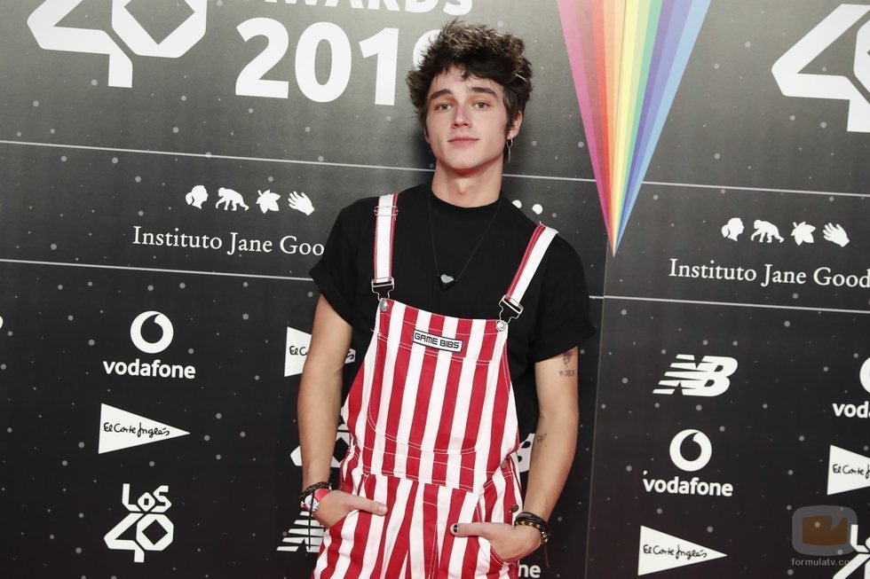 Pol Granch ('Factor X') en la cena de nominados de Los 40 Music Awards