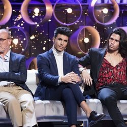 Kiko Jiménez, Manolo Ximénez y Luca Onestini, en la Gala 7 de 'GH VIP 7'