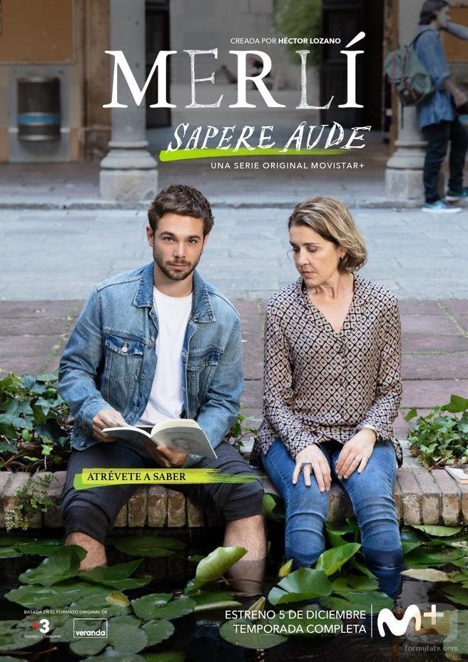 Cartel oficial de 'Merlí: Sapere Aude' con Carlos Cuevas y María Pujalte