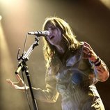 La cantante Zahara durante uno de sus conciertos