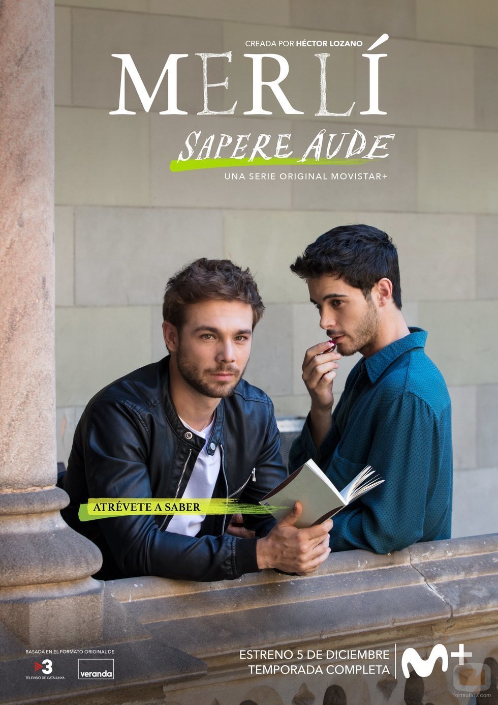 Cartel oficial de 'Merlí: Sapere Aude' con Carlos Cuevas y David Solans