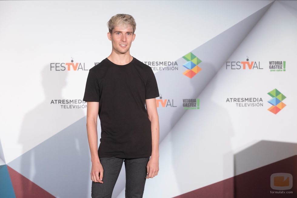 Juanjo Almeida en la presentación de 'Toy Boy'