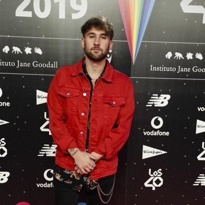 Dani Fernández en la cena de nominados de Los 40 Music Awards