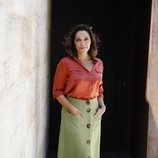Cristina Plazas en el rodaje de 'El nudo'