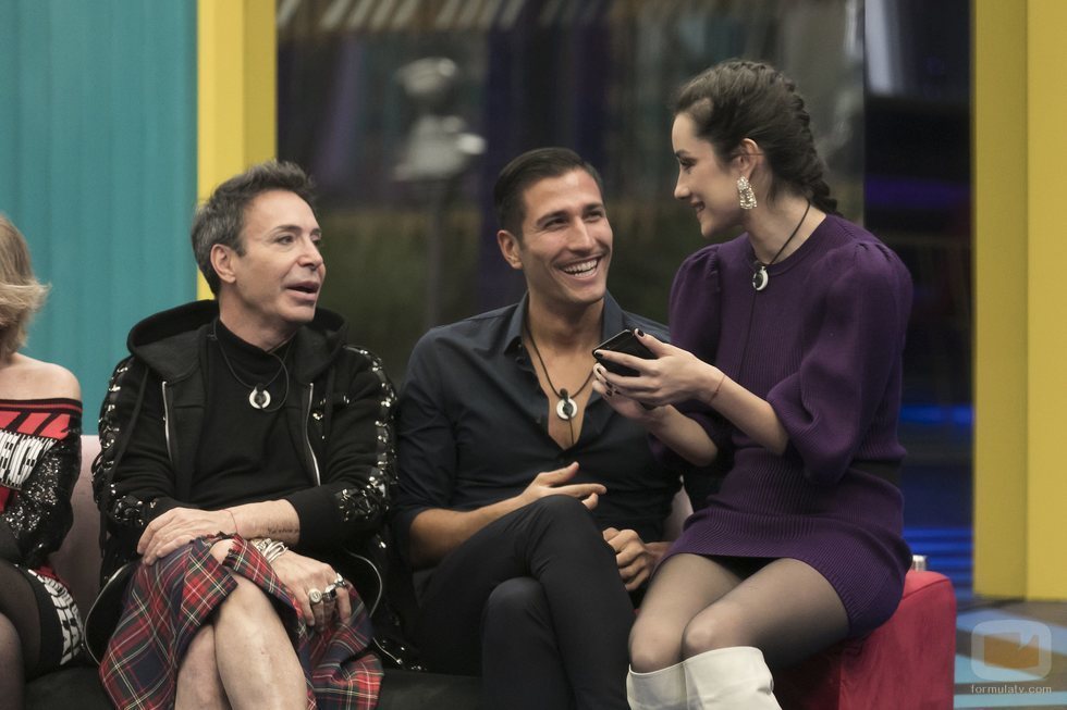 Adara, Gianmarco y el Maestro Joao en la Gala 8 de 'GH VIP 7'