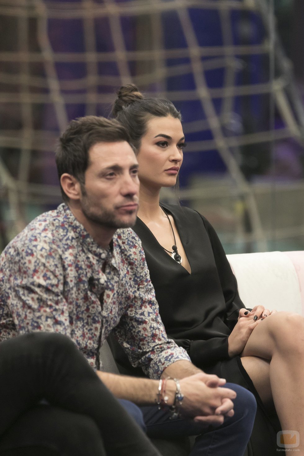 Antonio David Flores junto a Estela Grande en la Gala 8 de 'GH VIP 7'