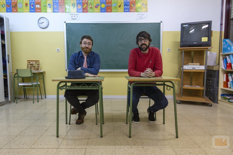 Manuel Burque y Quique Peinado, en la cuarta temporada de 'Radio Gaga'