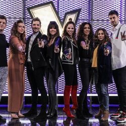 Los coaches y asesores de la primera edición de 'La Voz Kids' en Antena 3