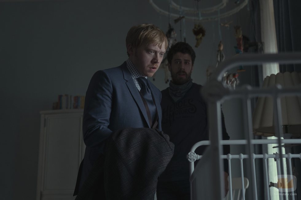 Rupert Grint y Toby Kebbell en 'Servant'