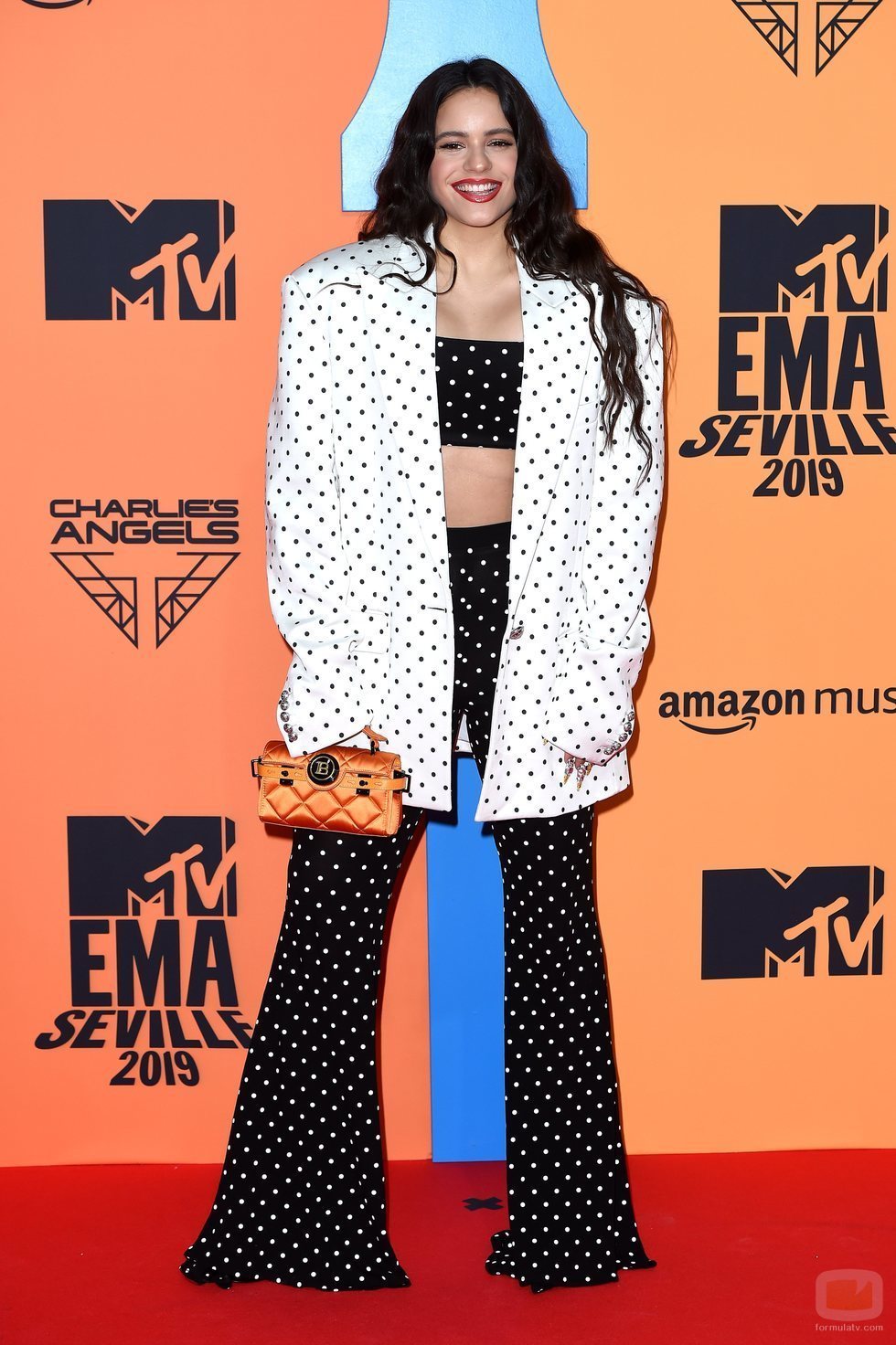 Rosalía en la alfombra roja de los MTV EMAs 2019