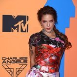 Halsey en la alfombra roja de los MTV EMAs 2019