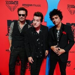 Green Day en la alfombra roja de los MTV EMAs 2019