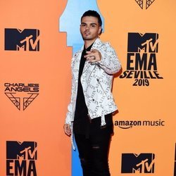 Abraham Mateo en la alfombra roja de los MTV EMAs 2019