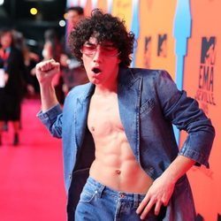 Jorge López en la alfombra roja de los MTV EMAs 2019