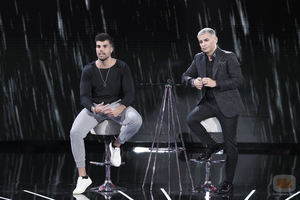 Pol Badía y Jorge Javier Vázquez, en la Gala 9 de 'GH VIP 7'