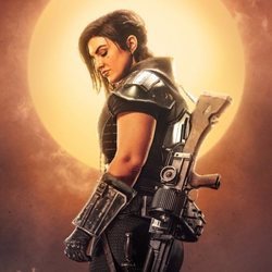 Póster individual de Gina Carano en 'The Mandalorian'