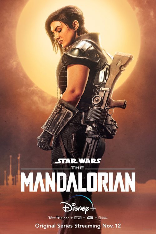Póster individual de Gina Carano en 'The Mandalorian'