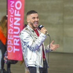 Un chico canta en el casting de 'OT 2020' en Madrid