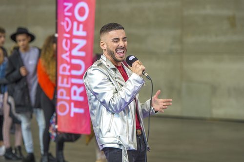 Un chico canta en el casting de 'OT 2020' en Madrid