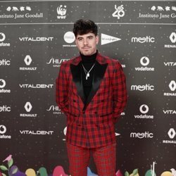 Roi Méndez en la alfombra roja de LOS40 Music Awards