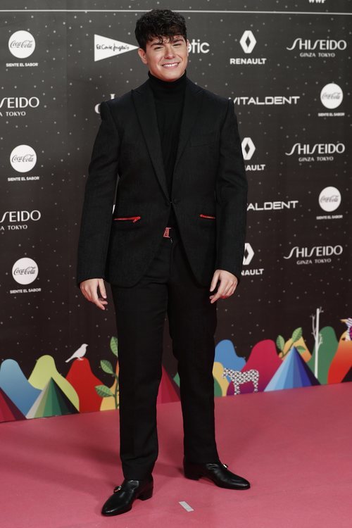 Alfred García en su paso por la alfombra roja de LOS40 Music Awards 2019