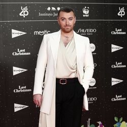 Sam Smith en la alfombra roja de LOS40 Music Awards 2019