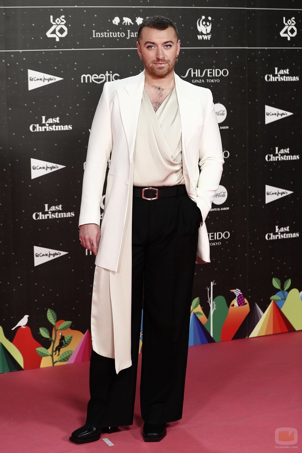 Sam Smith en la alfombra roja de LOS40 Music Awards 2019