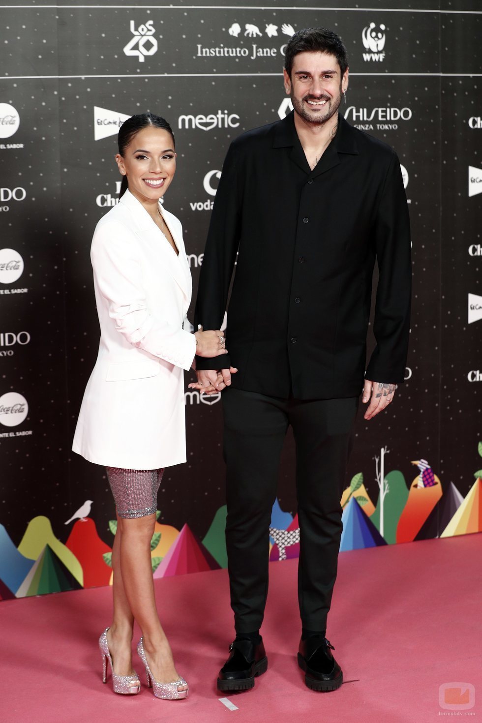 Melendi y Julia Nakamatsu en la gala de LOS40 Music Awards 2019