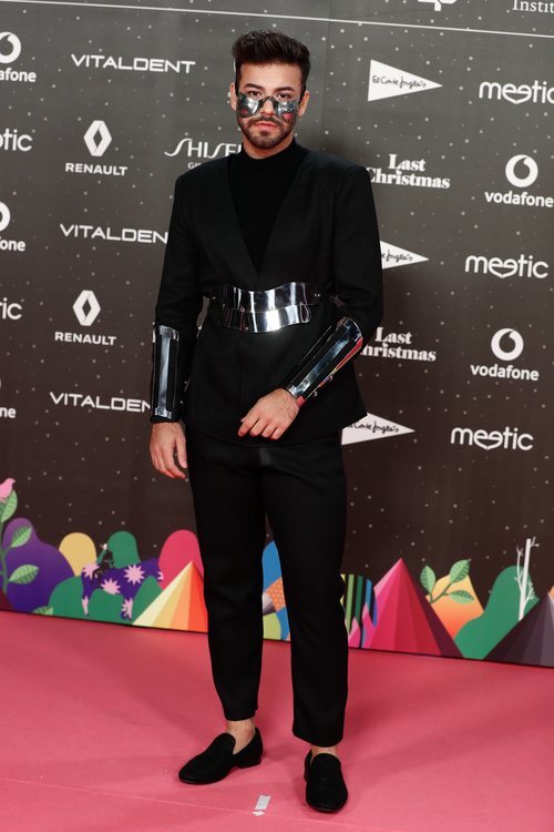 Agoney en la alfombra roja de LOS40 Music Awards 2019