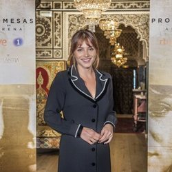 Andrea Duro posa en la rueda de prensa de 'Promesas de arena'