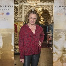 Blanca Portillo posa en la rueda de prensa de 'Promesas de arena'