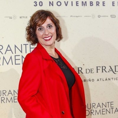 Clara Segura en la premiere de "Durante la tormenta"