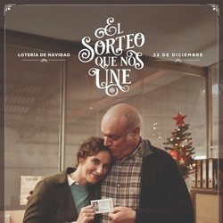 Póster del anuncio de la Lotería de Navidad 2019 con Emilio y Gloria