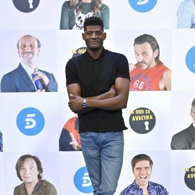 Ricardo Nkosi en la presentación de la temporada 11 de 'La que se avecina'